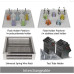Four Stack Shaking Incubator JSSI-4CM Temp. Range + 10°C ~ 70°C Accuracy ± 0.5°C at 25.0°C (JSSI-4CM) JSR Korea